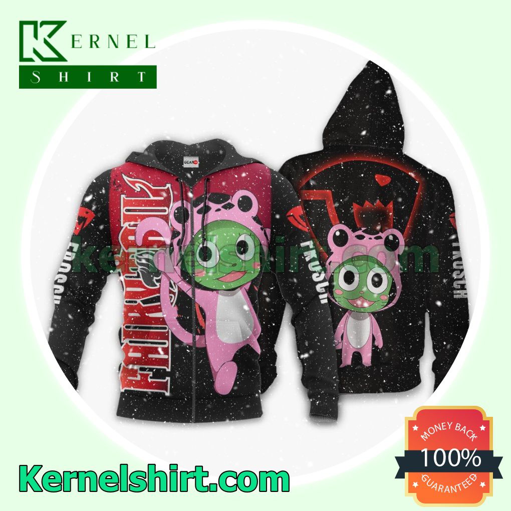 Sabertooth Frosch Fairy Tail Anime Merch Stores Fans Gift Hoodie Sweatshirt Button Down Shirts