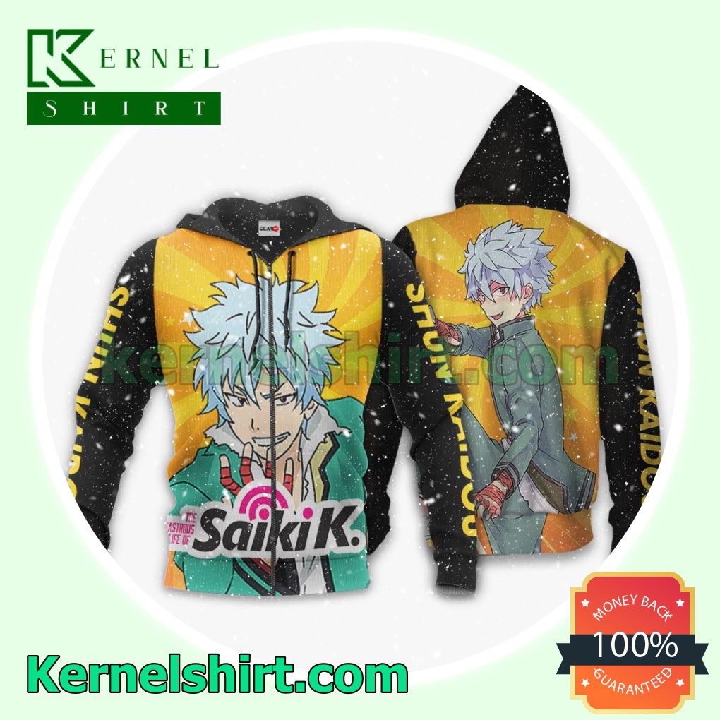 Saiki K Shun Kaidou Saiki K Anime Fans Gift Hoodie Sweatshirt Button Down Shirts