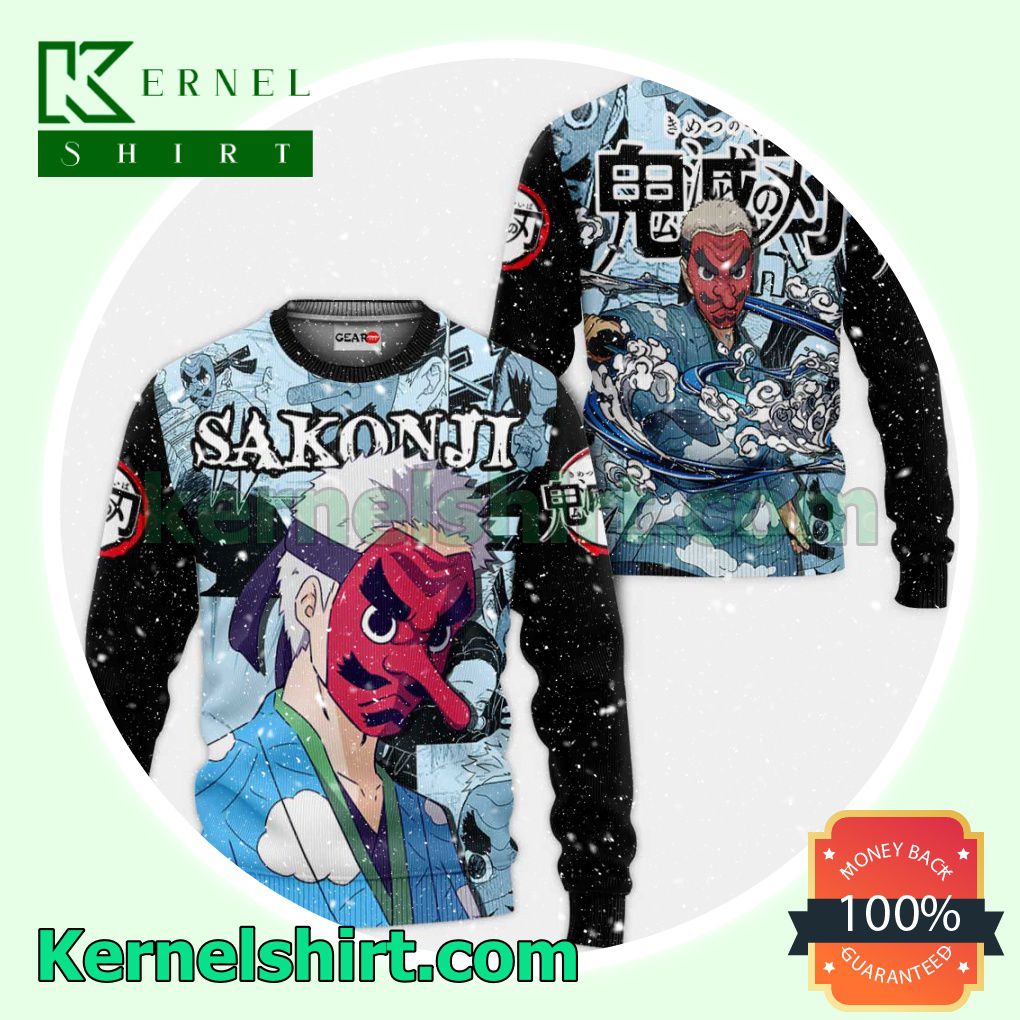 Sakonji Urokodaki Demon Slayer Anime Manga Fans Gift Hoodie Sweatshirt Button Down Shirts a