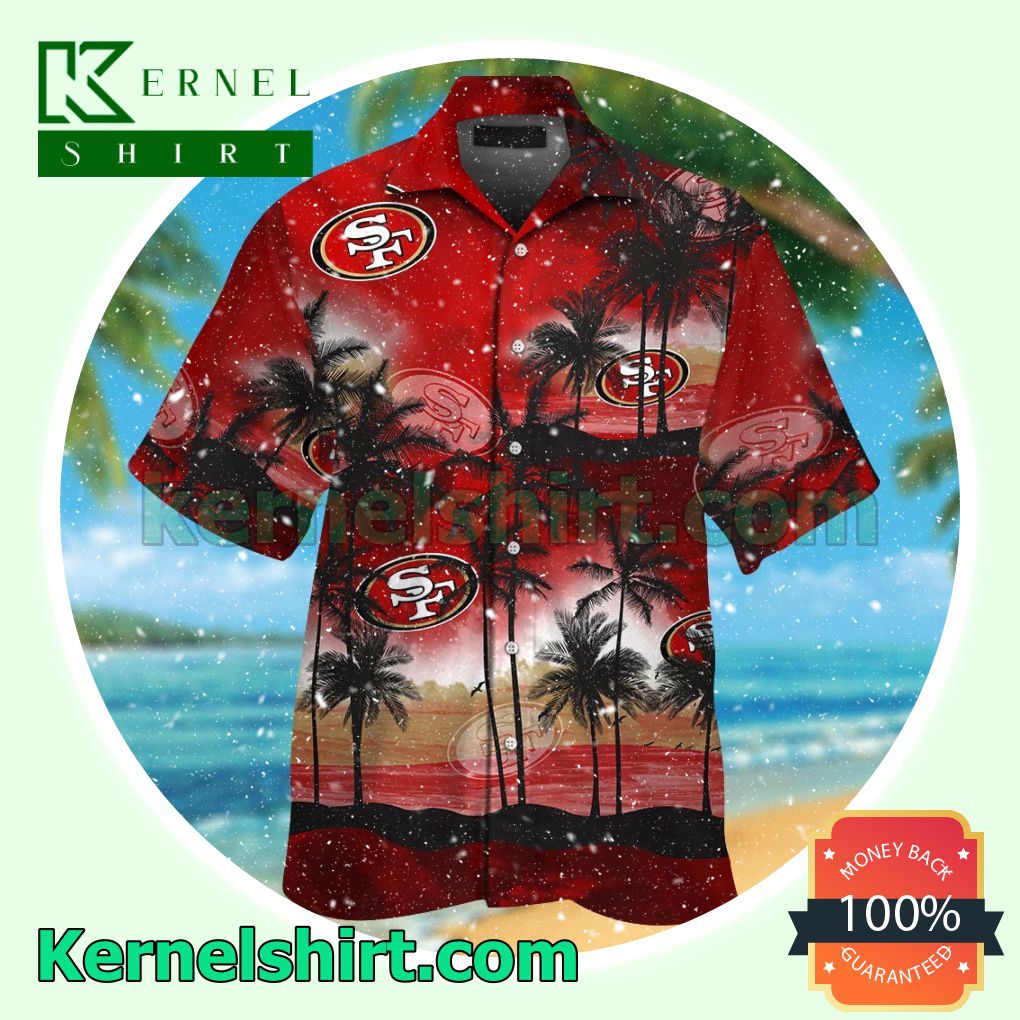 San Francisco 49ers Summer Hawaiian Shirt