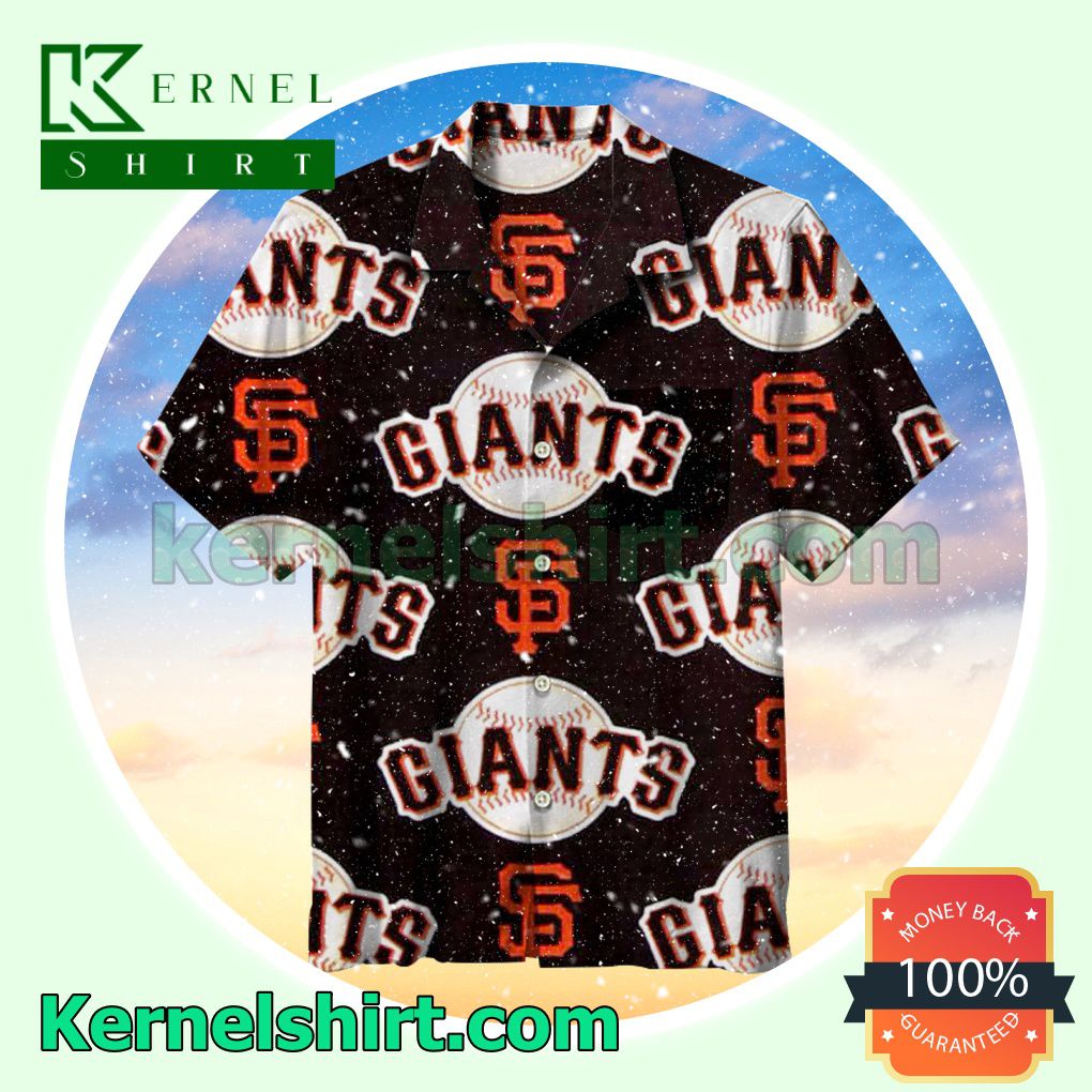 San Francisco Giants Sf Black Beach Shirt