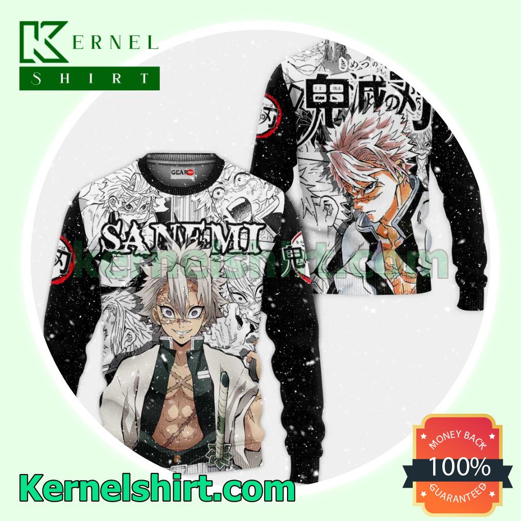 Sanemi Shinazugawa Demon Slayer Anime Manga Fans Gift Hoodie Sweatshirt Button Down Shirts a