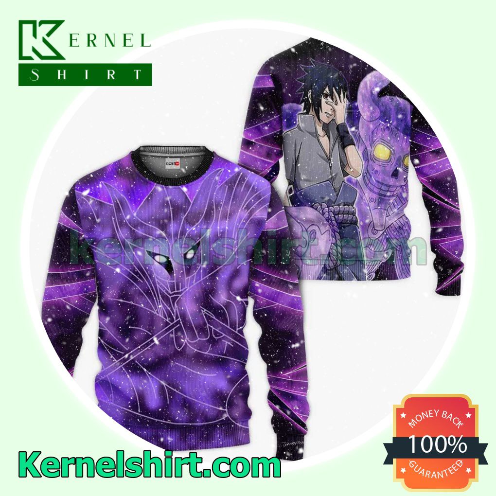 Sasuke Susanoo Custom Anime Fans Gift Hoodie Sweatshirt Button Down Shirts a