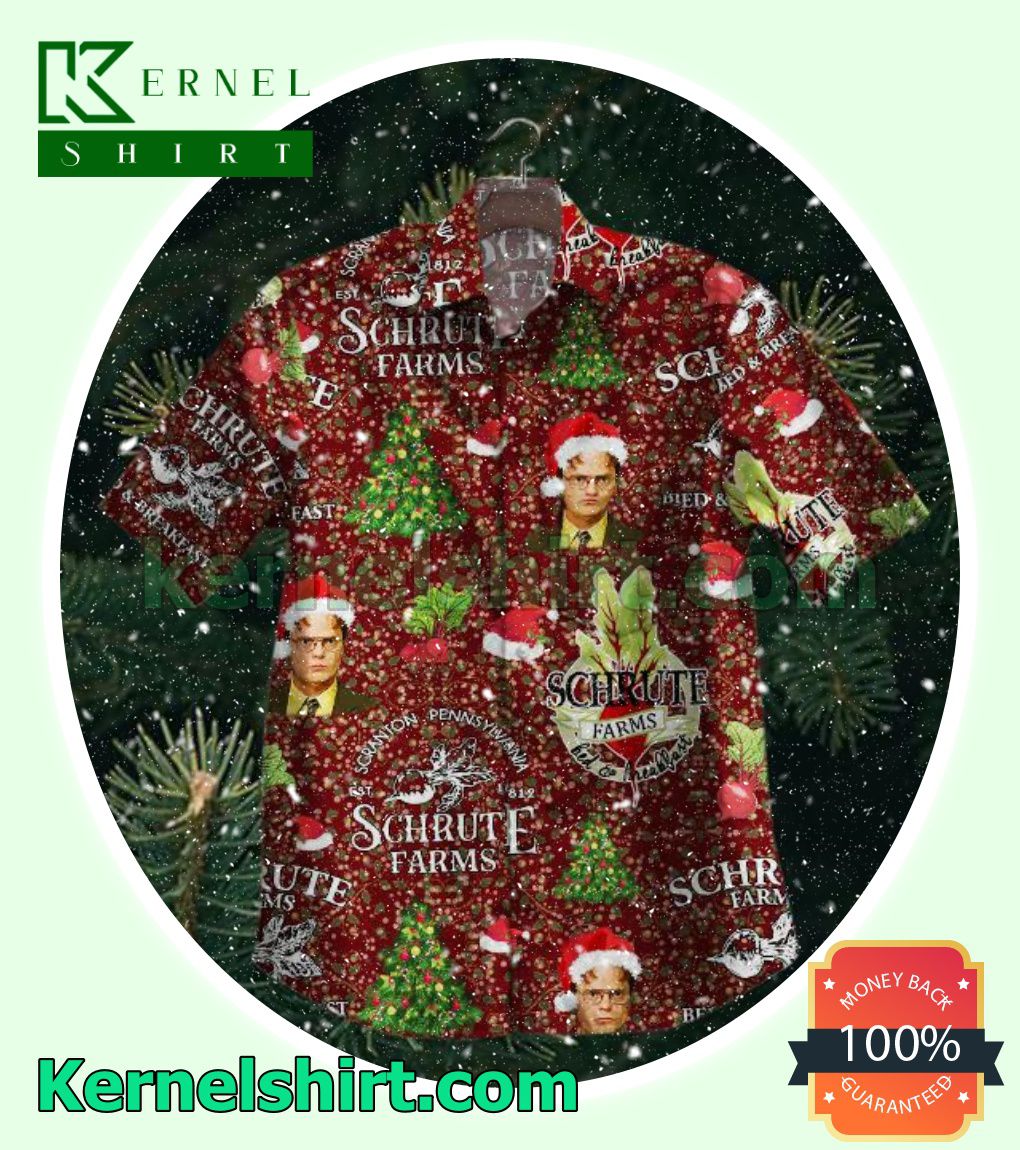 Schrute Farms Bed And Breakfast Christmas Beach Shirts