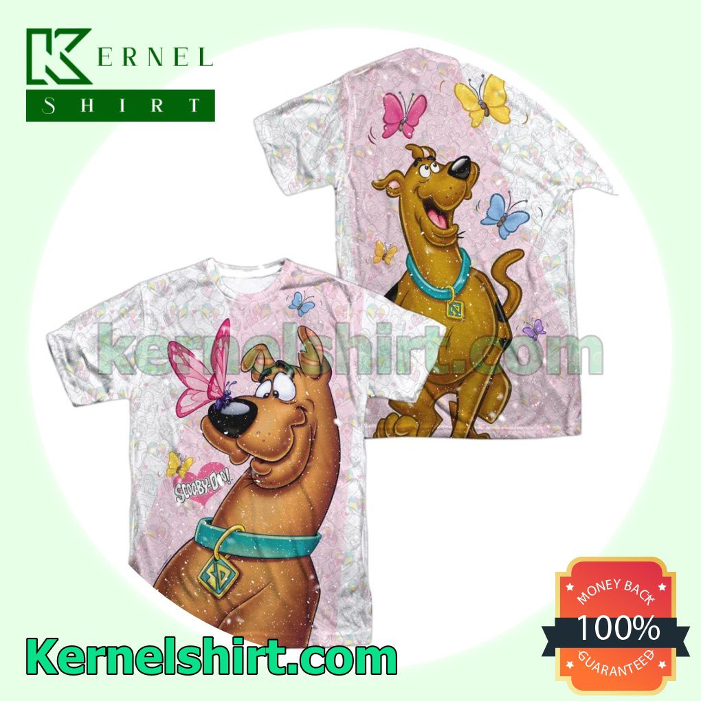 Scooby Doo Butterfly Birthday Shirts