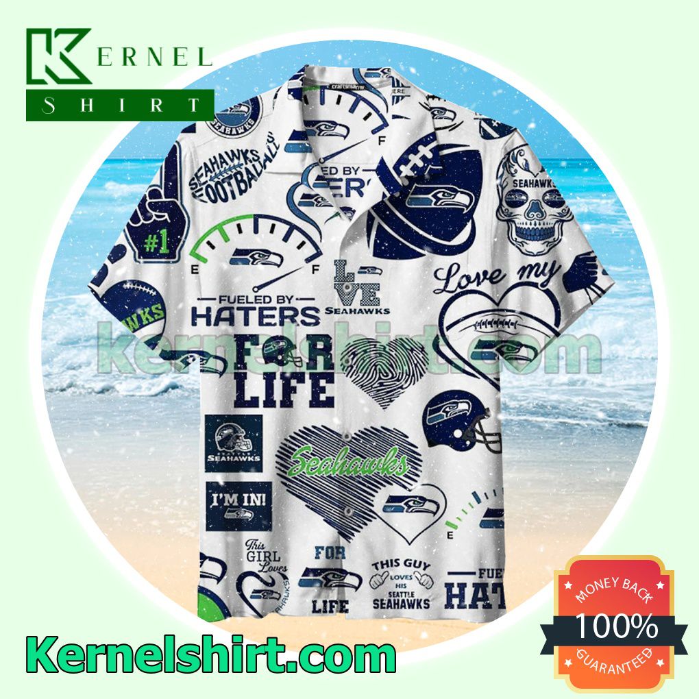 Seattle Seahawks Fueled By Haters Beach Shirt