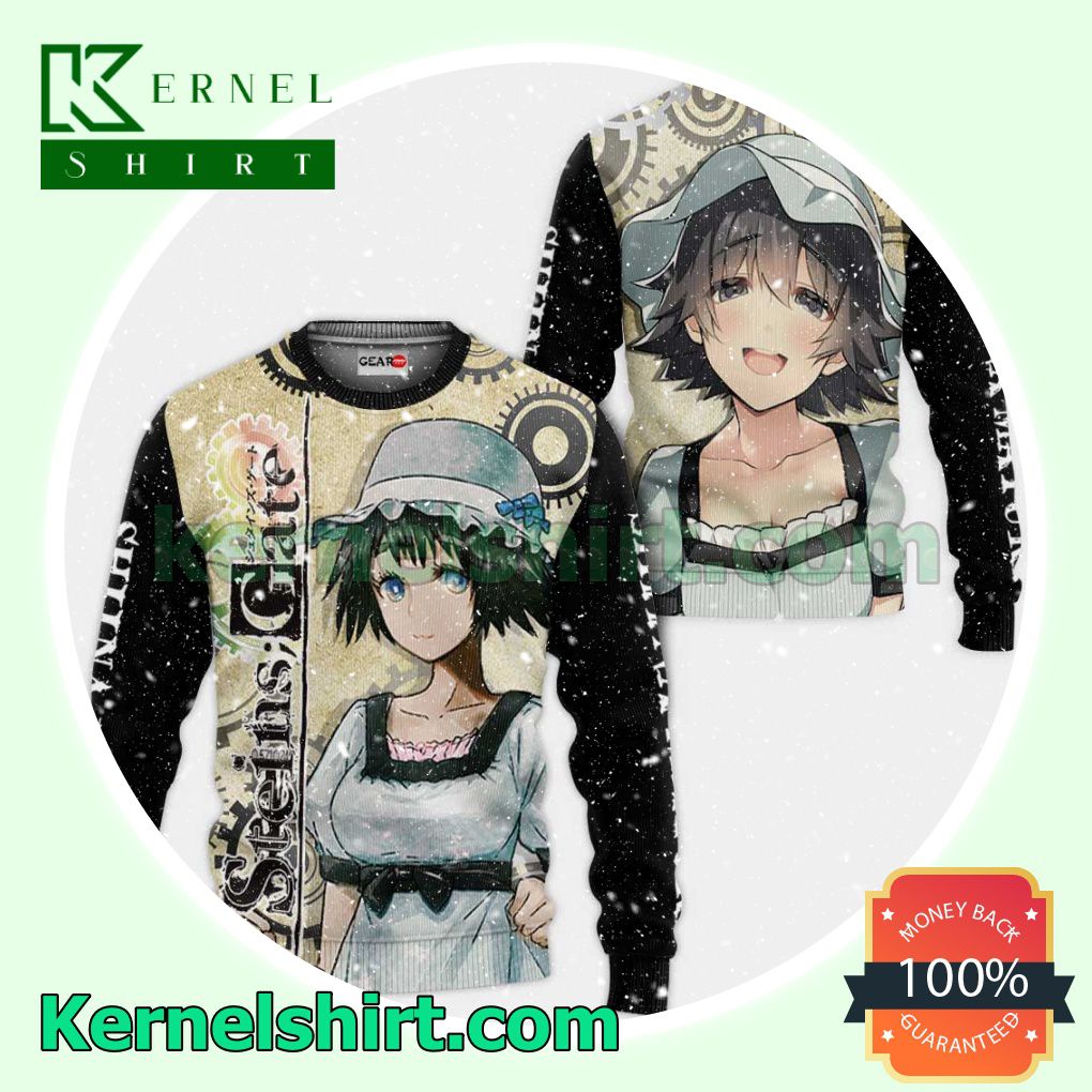 Shiina Mayuri Steins Gate Anime Fans Gift Hoodie Sweatshirt Button Down Shirts a