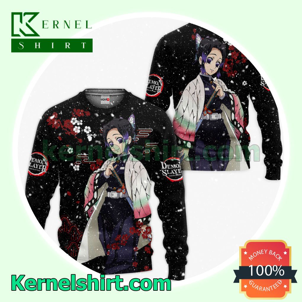 Shinobu Kocho Demon Slayer Anime Japan Style Fans Gift Hoodie Sweatshirt Button Down Shirts a
