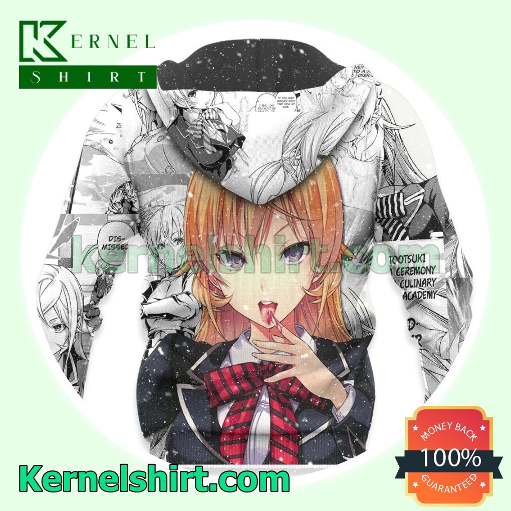 Shokugeki no Soma Nakiri Erina Food Wars Anime Fans Gift Hoodie Sweatshirt Button Down Shirts x
