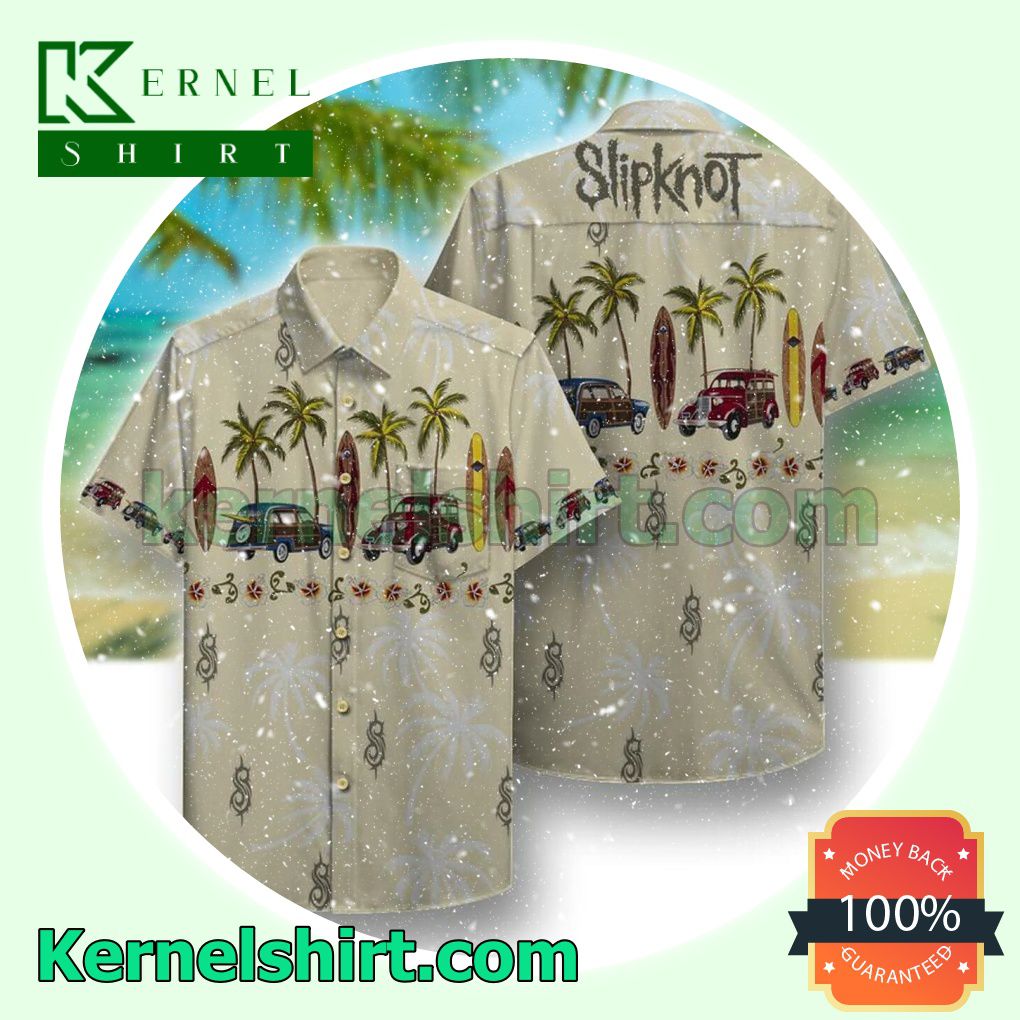 Slipknot Beach Pattern Beach Shirt