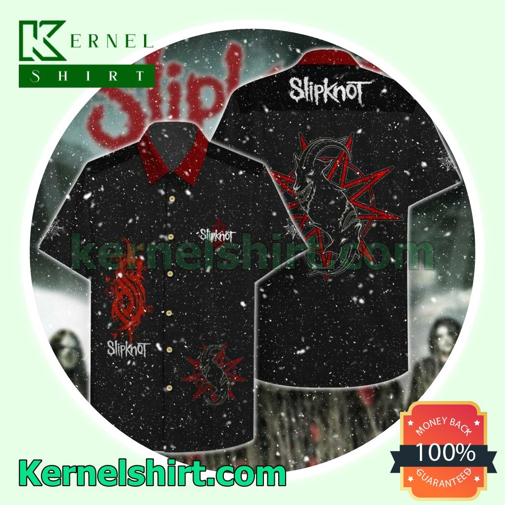 Slipknot Rotting Goat Black Beach Shirt