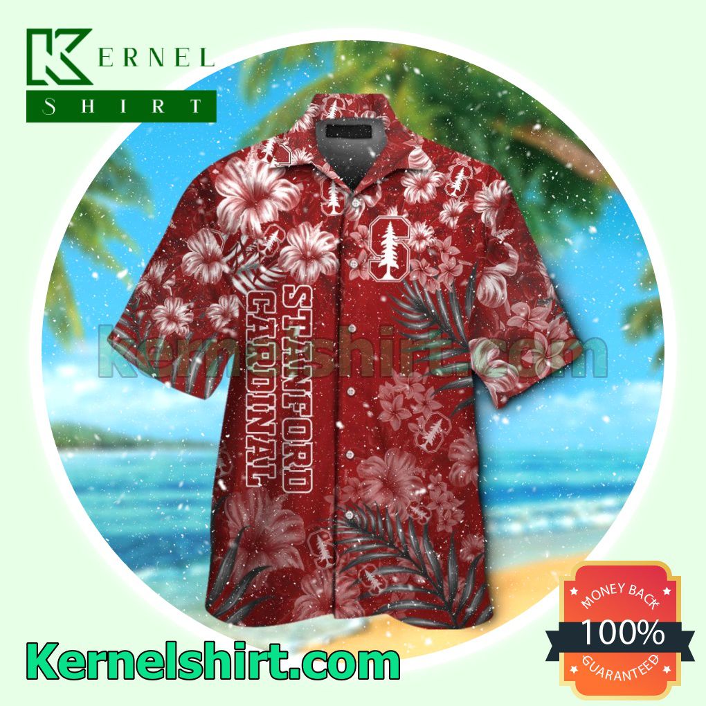 Stanford Cardinal Summer Hawaiian Shirt