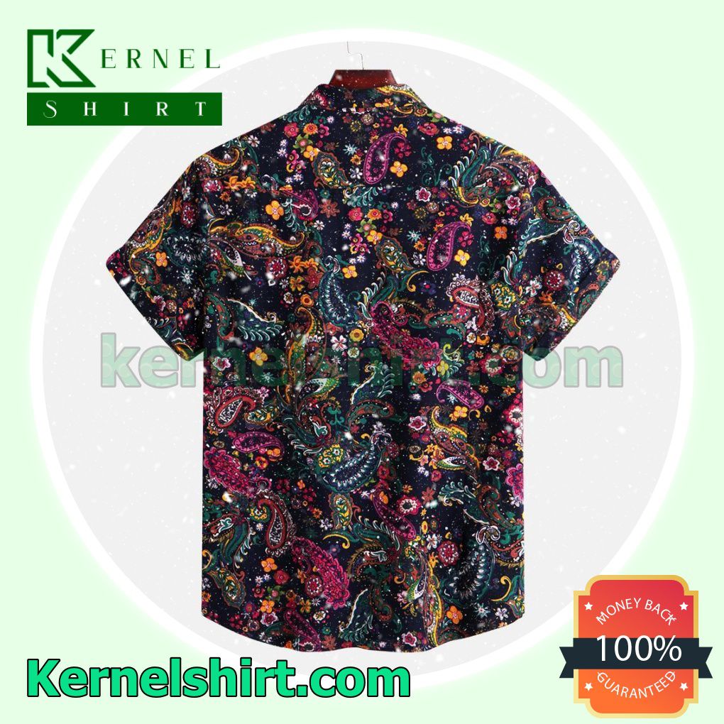 Summer Holiday Paisley Beach Shirts