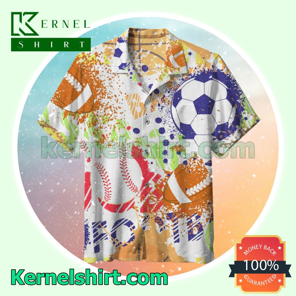 Summer Trend Football Beach Shirt