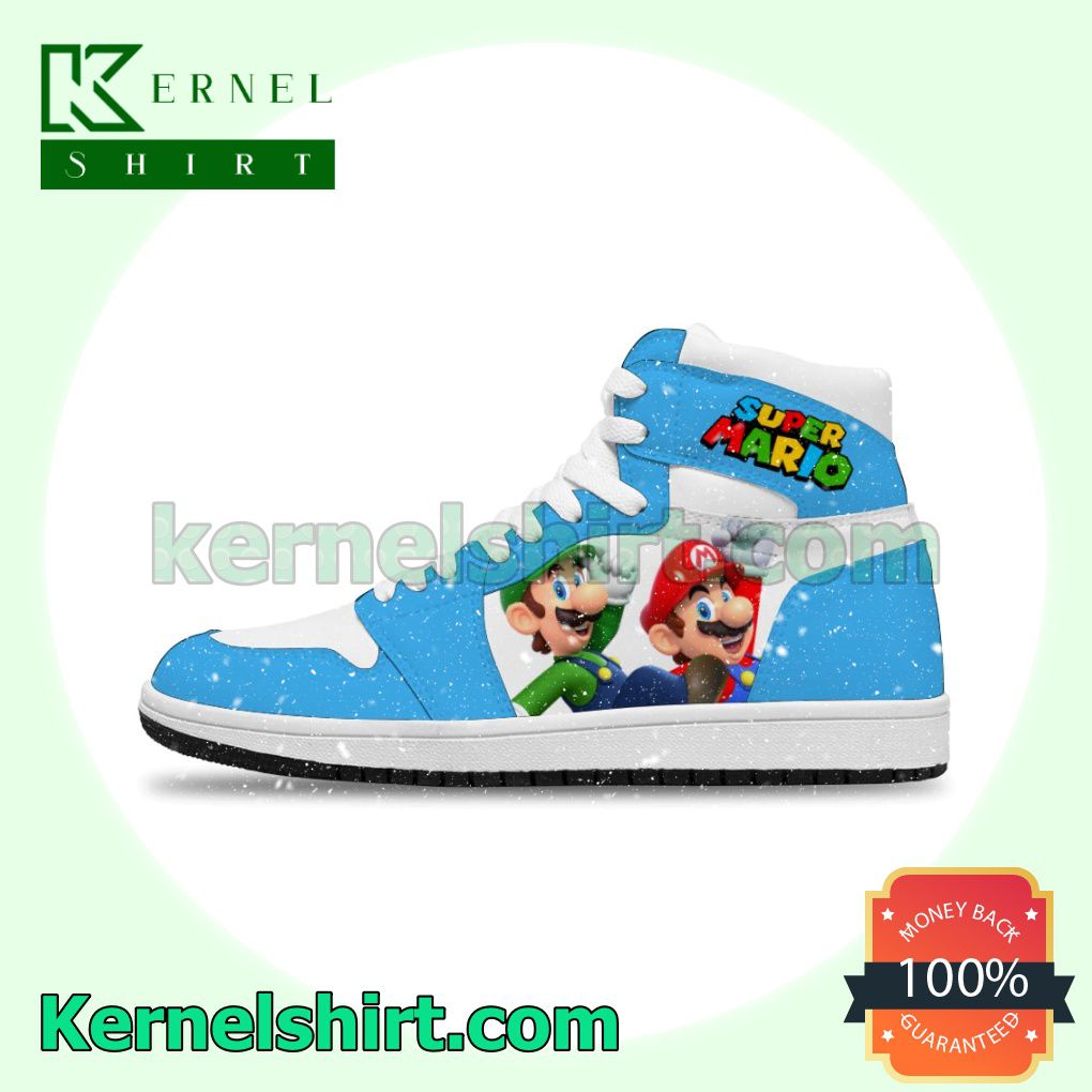 Super Mario Brother Nike Air Jordan 1 Shoes Sneakers