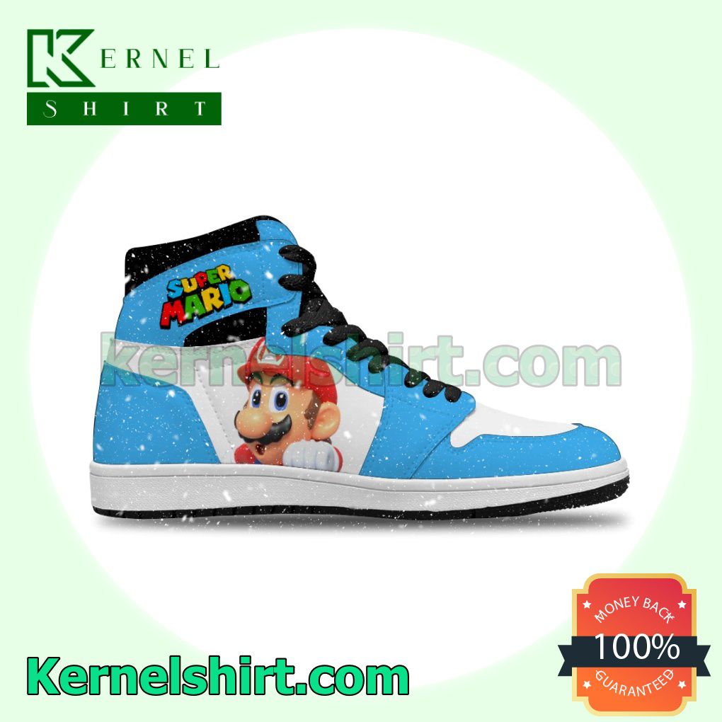 Super Mario Nike Air Jordan 1 Shoes Sneakers a