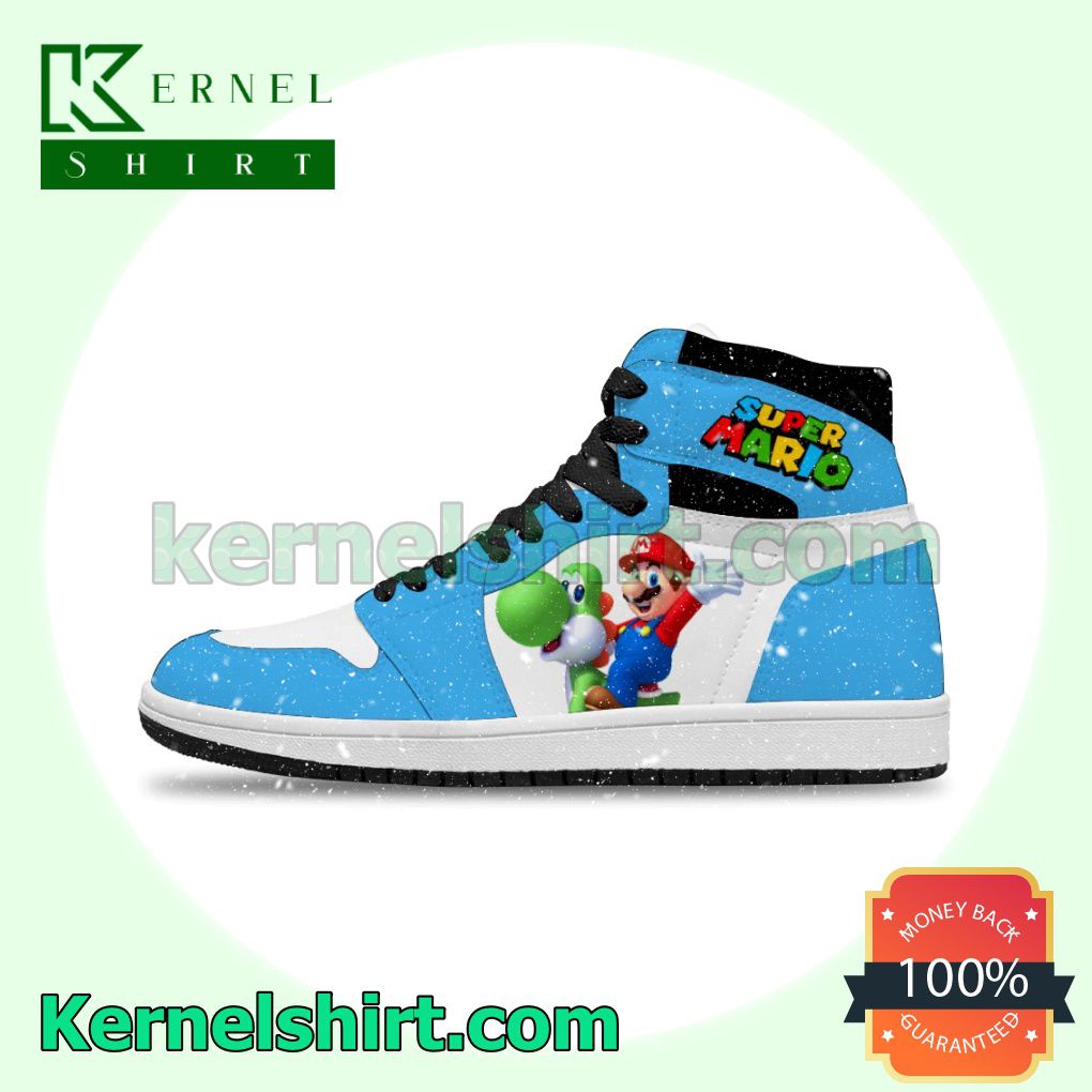 Super Mario Yoshi Nike Air Jordan 1 Shoes Sneakers