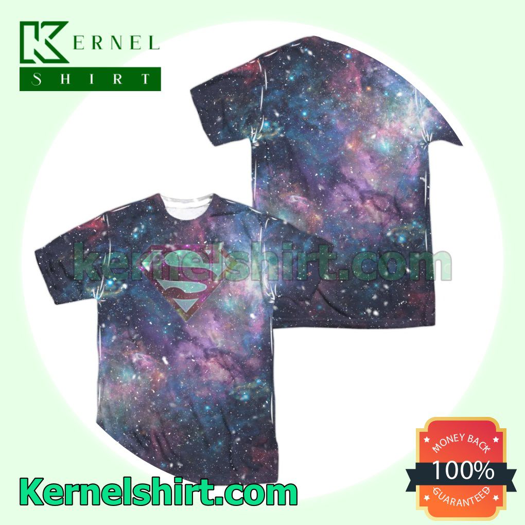 Superman Spaced Out Logo Birthday Shirts