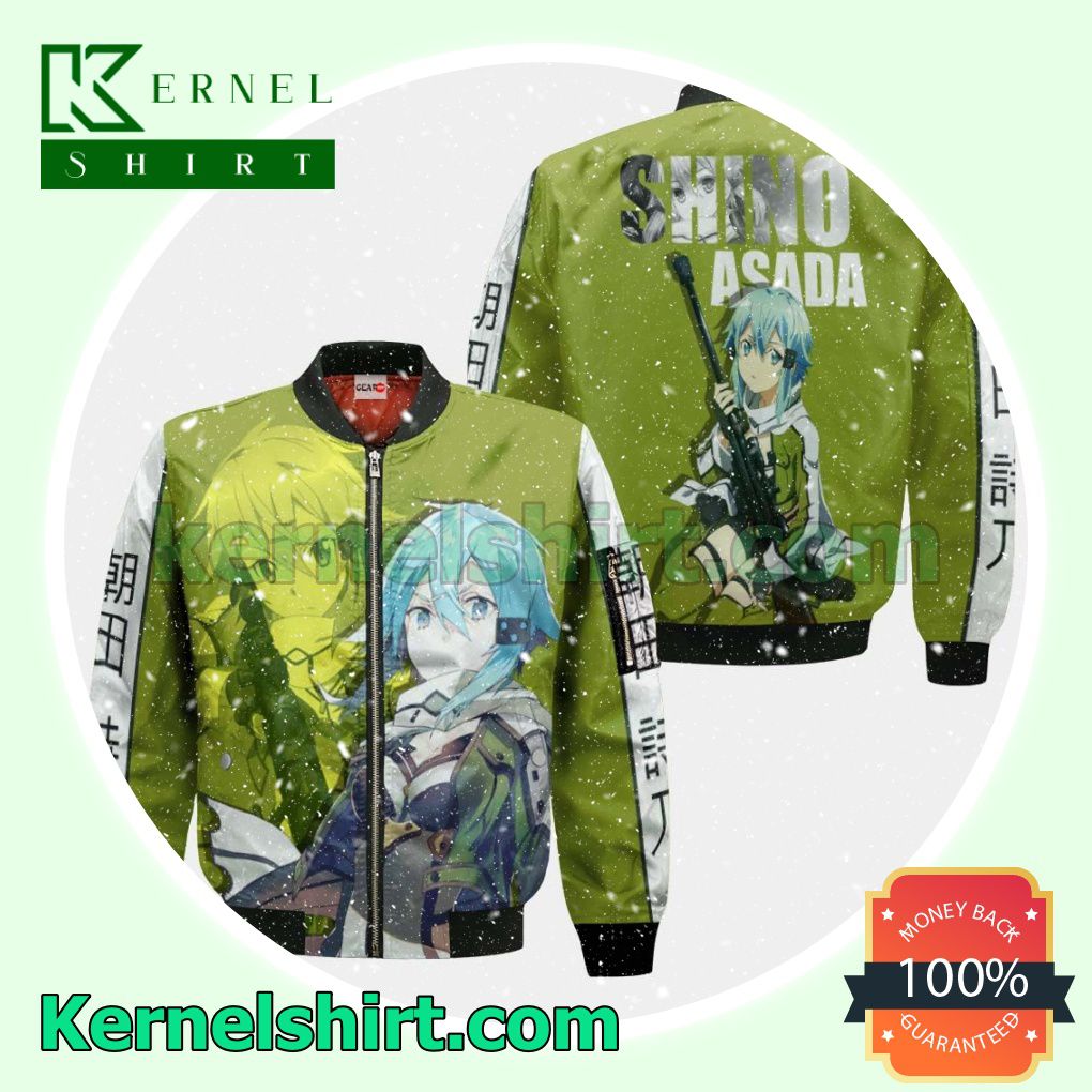 Sword Art Online Shino Asada Anime Fans Gift Hoodie Sweatshirt Button Down Shirts c