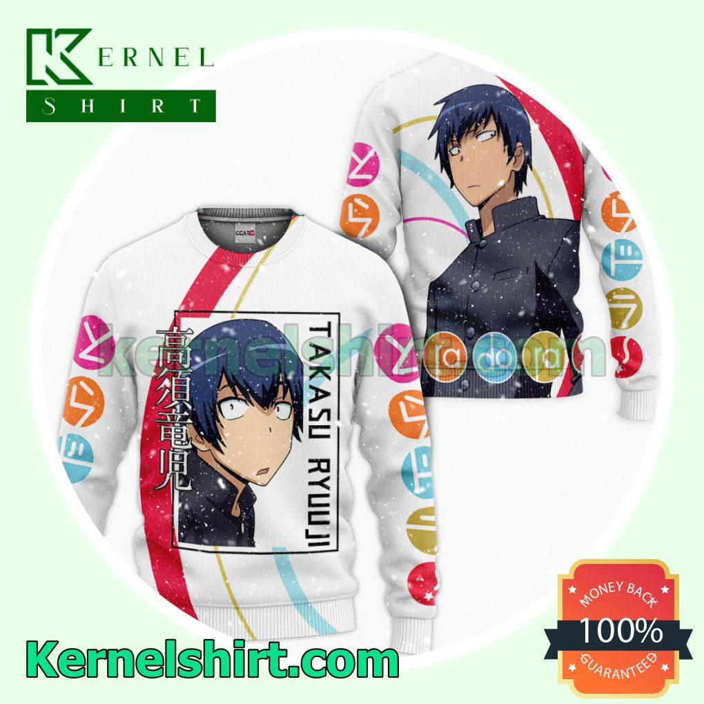 Takasu Ryuuji Toradora Anime Fans Gift Hoodie Sweatshirt Button Down Shirts a