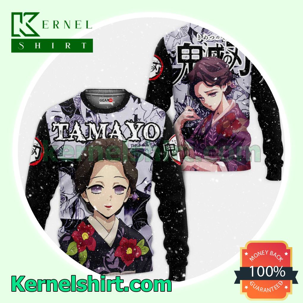 Tamayo Demon Slayer Anime Manga Fans Gift Hoodie Sweatshirt Button Down Shirts a