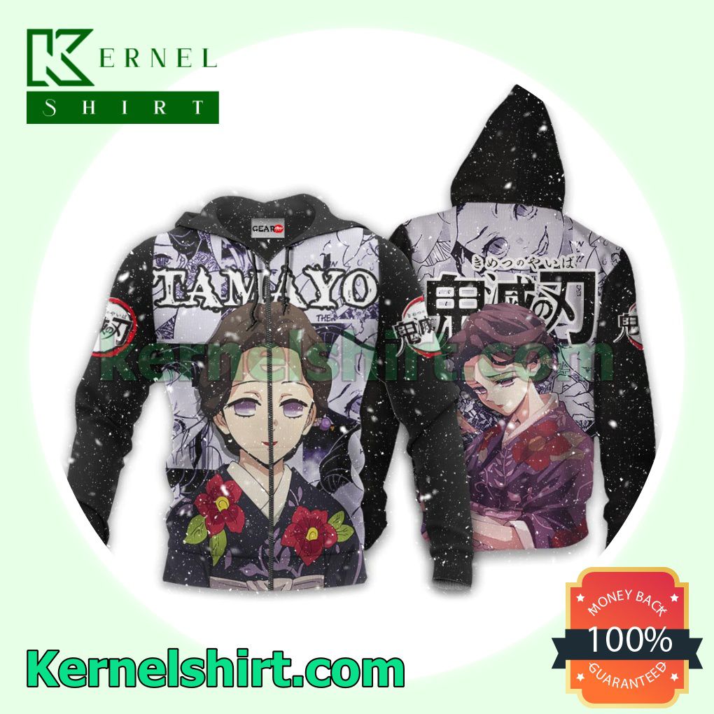 Tamayo Demon Slayer Anime Manga Fans Gift Hoodie Sweatshirt Button Down Shirts