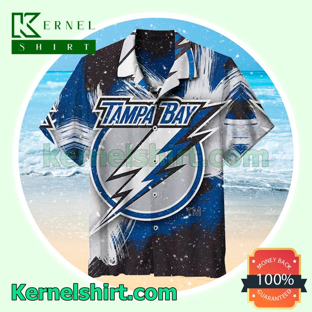 Tampa Bay Lightning Big Logo 2008 Beach Shirt