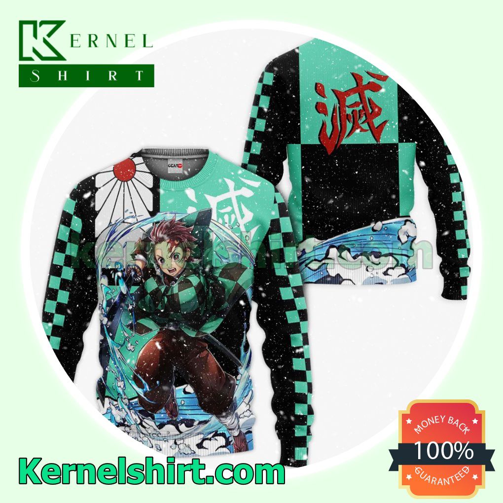 Tanjiro Water Breathing Demon Slayer Anime Fans Gift Hoodie Sweatshirt Button Down Shirts a