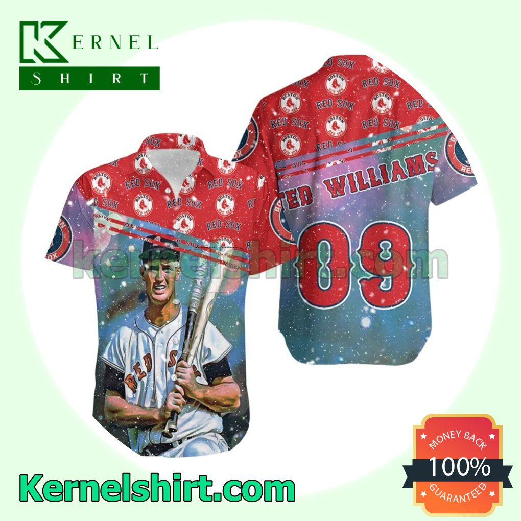 Ted Williams 09 Boston Red Sox Beach Shirt