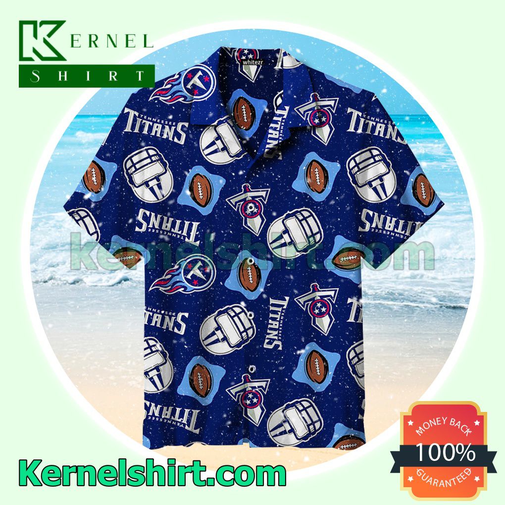 Tennessee Titans Nfl Navy Beach Shirt