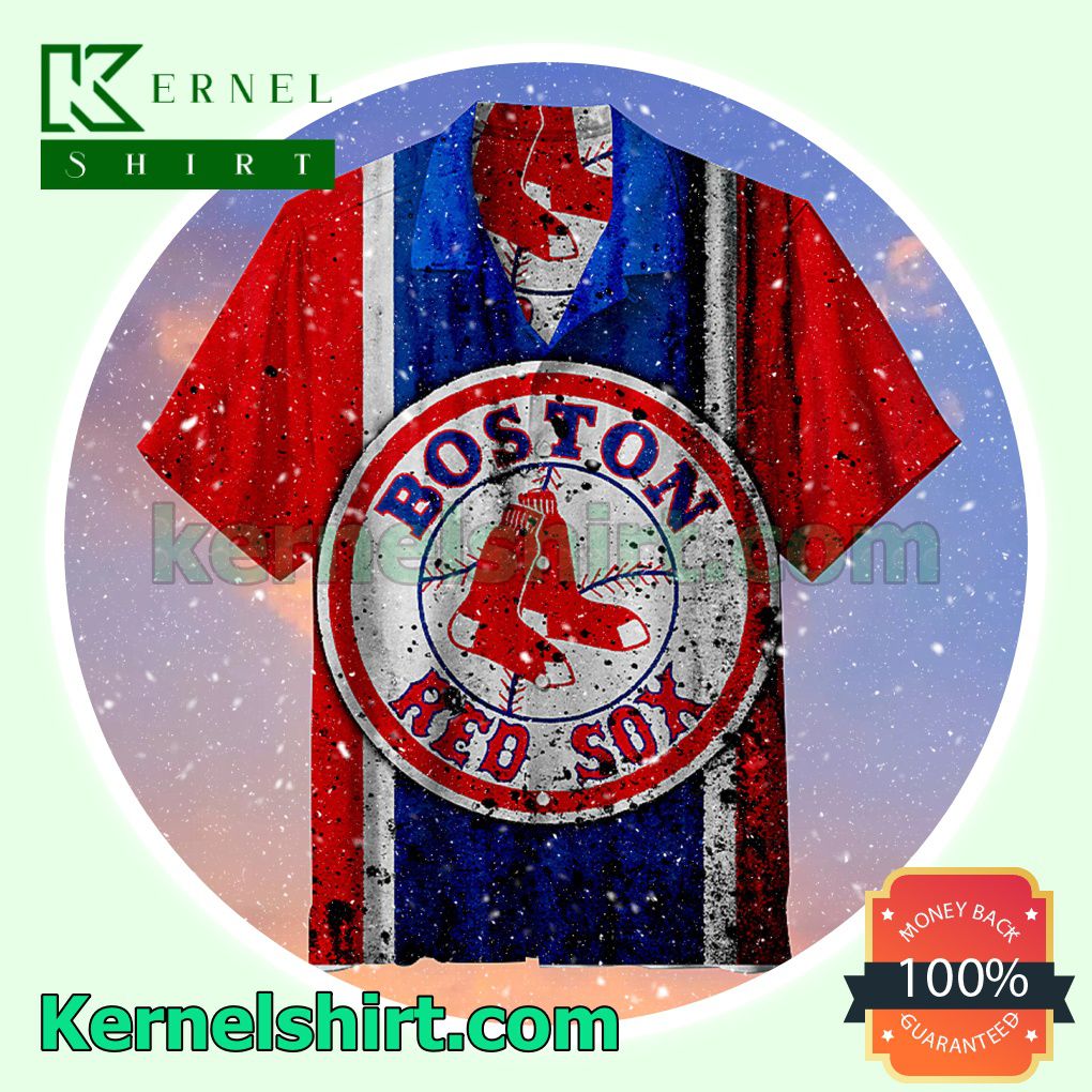 The Boston Red Sox 1976 Logo Beach Shirt