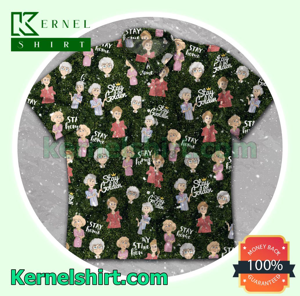 The Golden Girls State Golden Green Beach Shirts