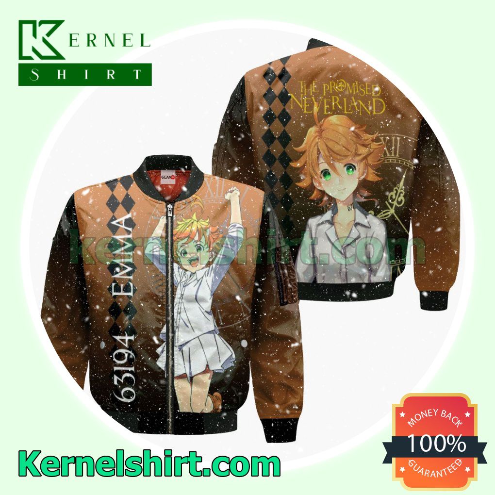 The Promised Neverland Emma Anime Fans Gift Hoodie Sweatshirt Button Down Shirts c