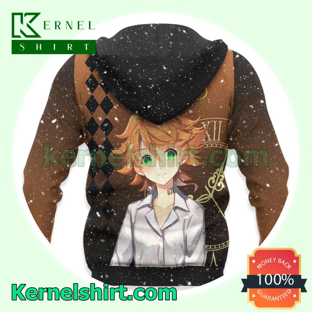 The Promised Neverland Emma Anime Fans Gift Hoodie Sweatshirt Button Down Shirts x