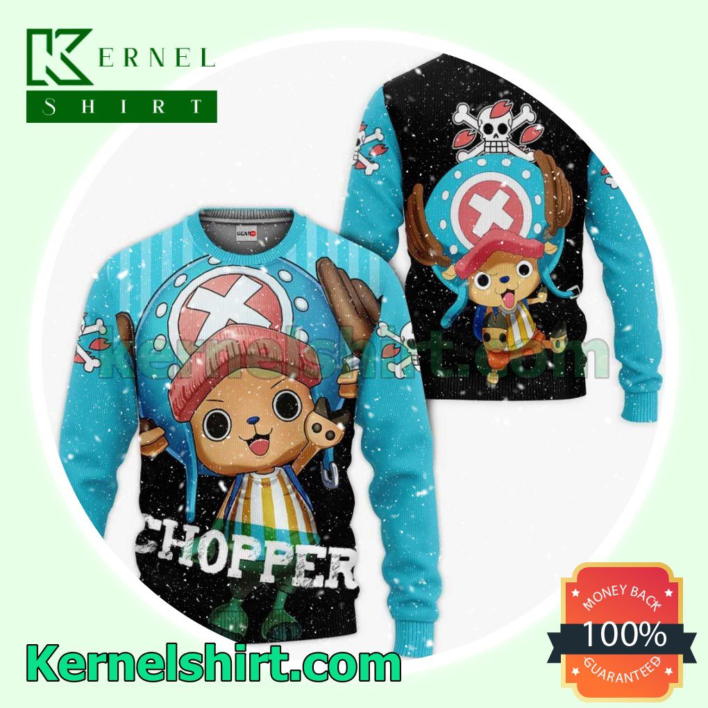 Tony Tony Chopper One Piece Anime Fans Gift Hoodie Sweatshirt Button Down Shirts a
