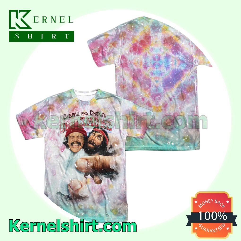 Up In Smoke Fried Tie Dyed Birthday Shirts