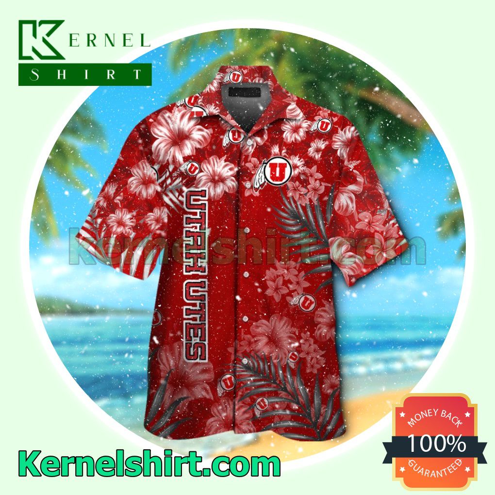 Utah Utes Summer Hawaiian Shirt