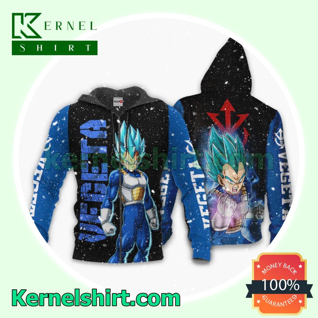 Vegeta Blue Anime Dragon Ball s Idea Fans Gift Hoodie Sweatshirt Button Down Shirts
