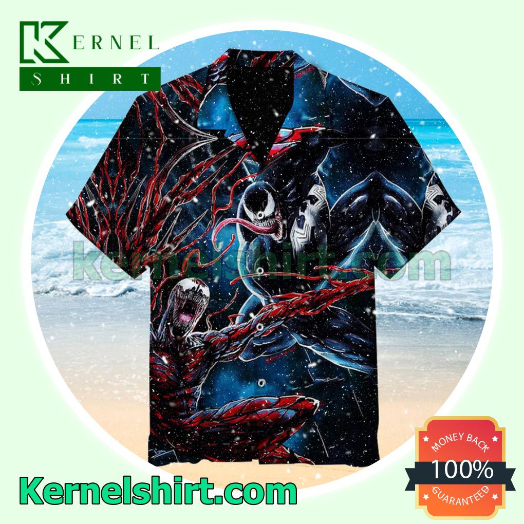 Venom Let There Be Carnage Aloha Beach Hawaiian Shirt