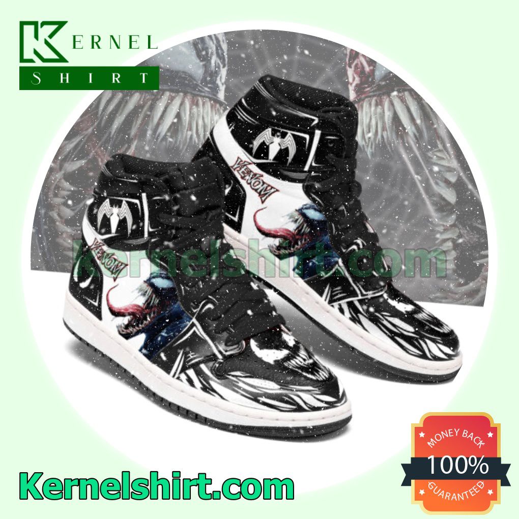 Venom Symbiote Nike Air Jordan 1 Shoes Sneakers