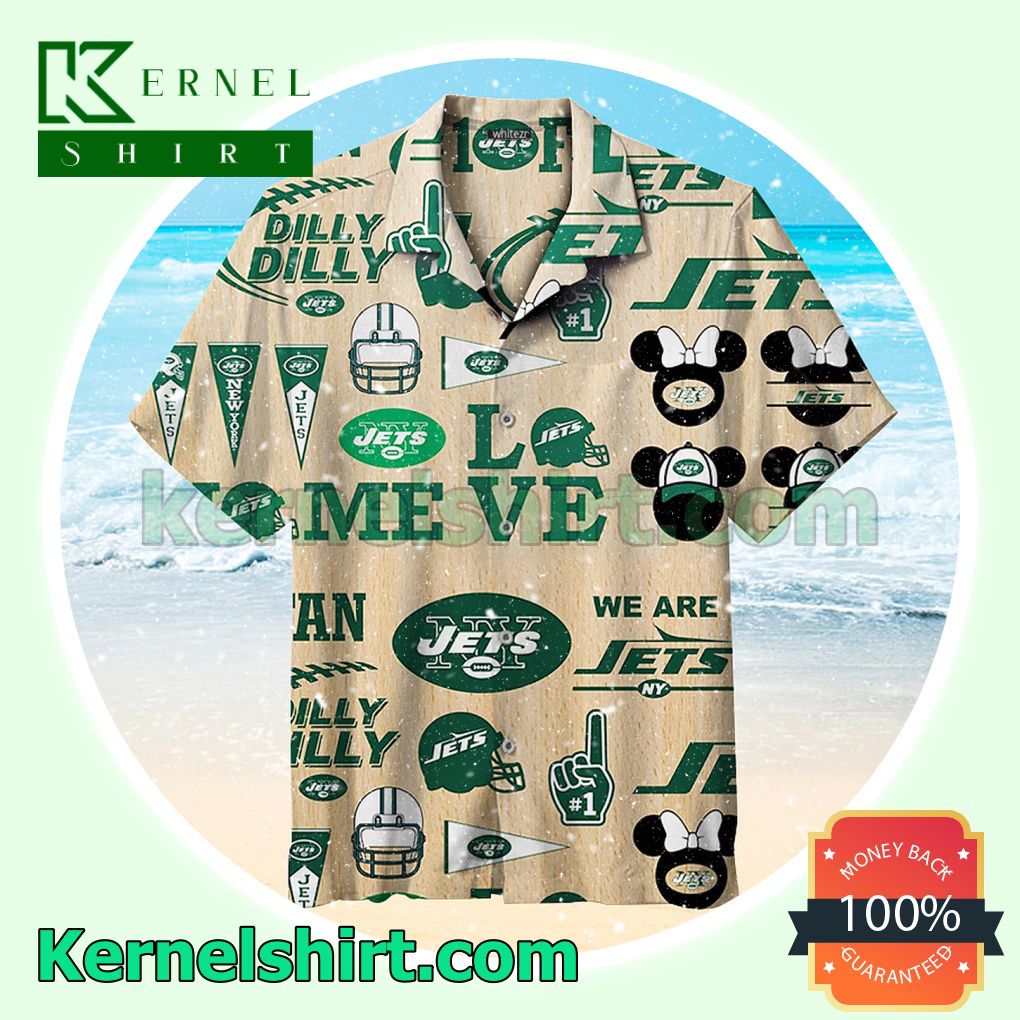 We Are New York Jets Love Dilly Dilly Beach Shirt