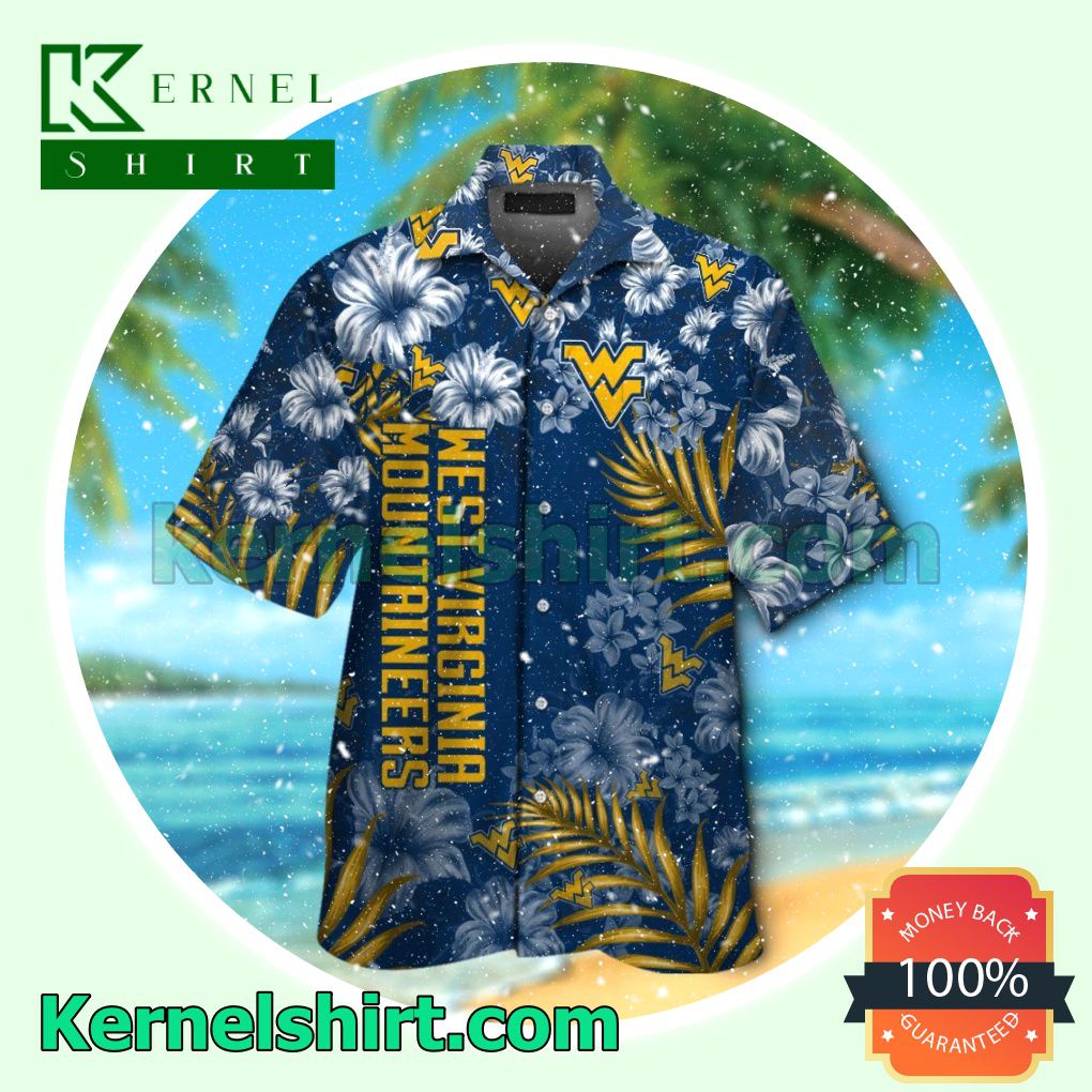 West Virginia Mountaineers Summer Hawaiian Shirt