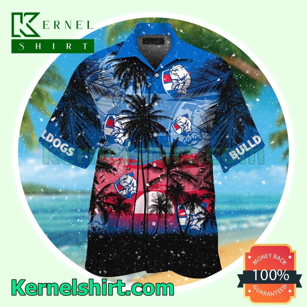 Western Bulldogs Summer Hawaiian Shirt