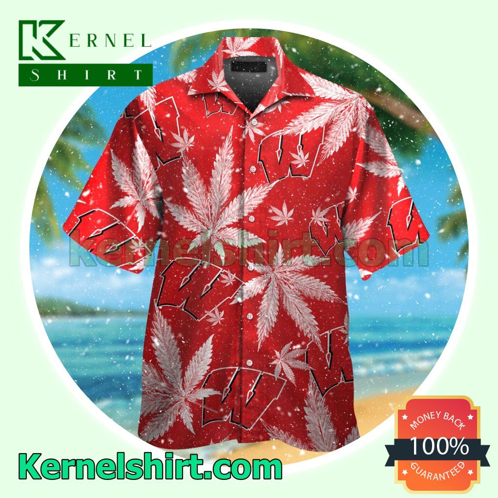 Wisconsin Badgers Summer Hawaiian Shirt