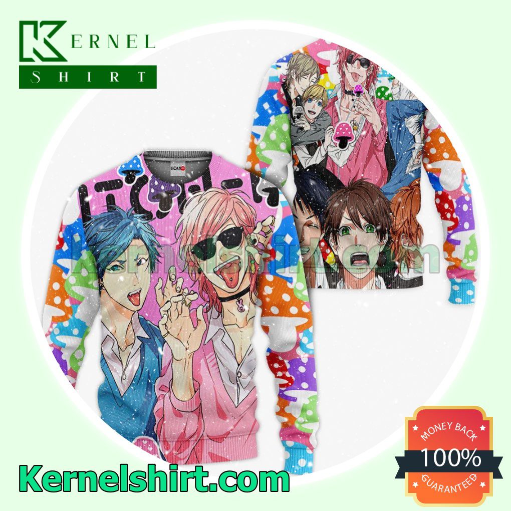Yarichin Bitch Club Anime Fans Gift Hoodie Sweatshirt Button Down Shirts a