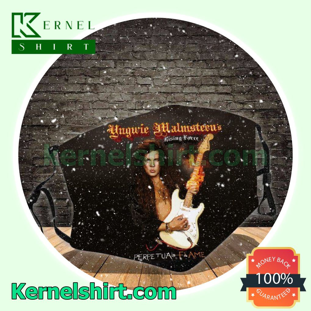 Yngwie Malmsteen Perpetual Flame Album Cover Washable Mask