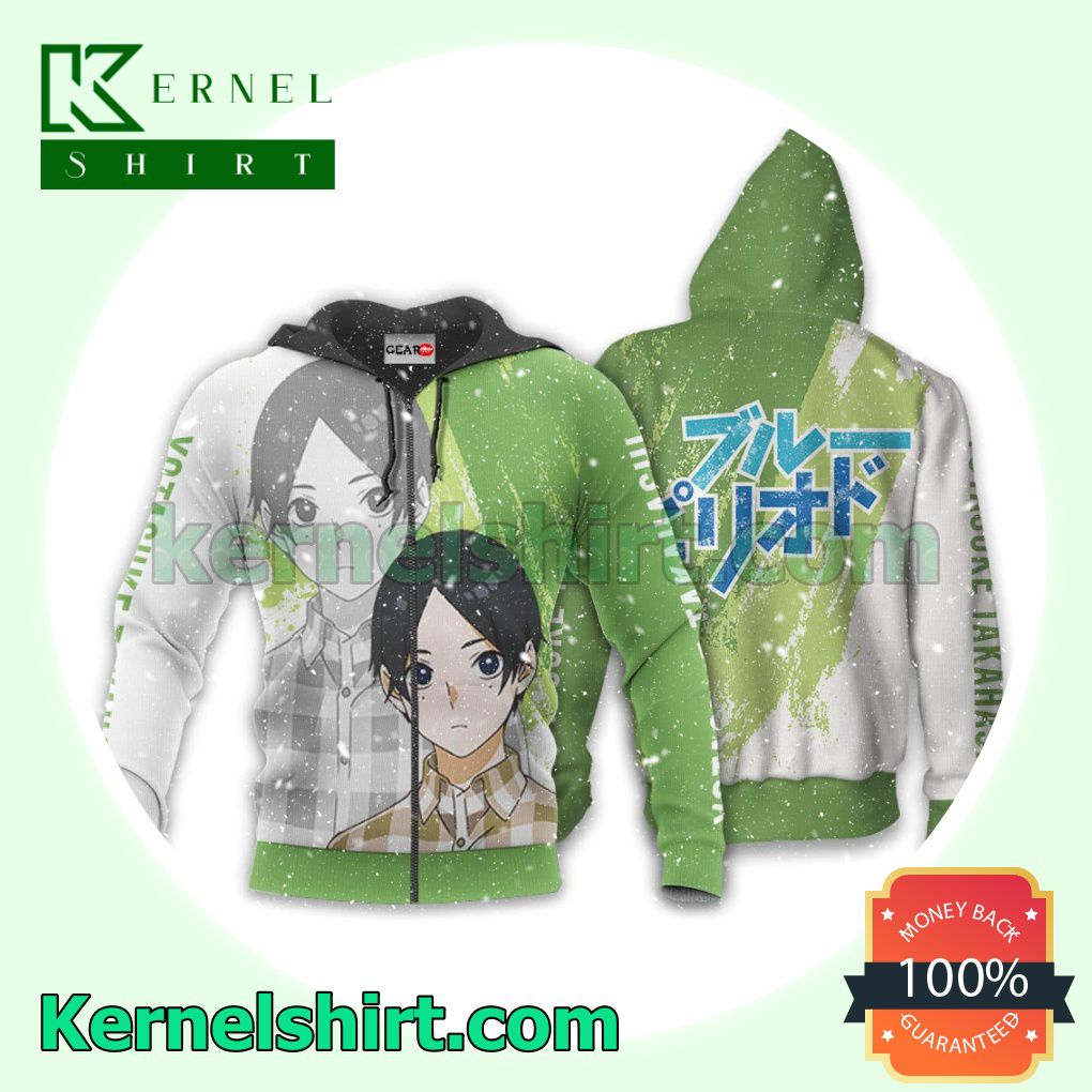 Yotasuke Takahashi Anime Blue Period Fans Gift Hoodie Sweatshirt Button Down Shirts