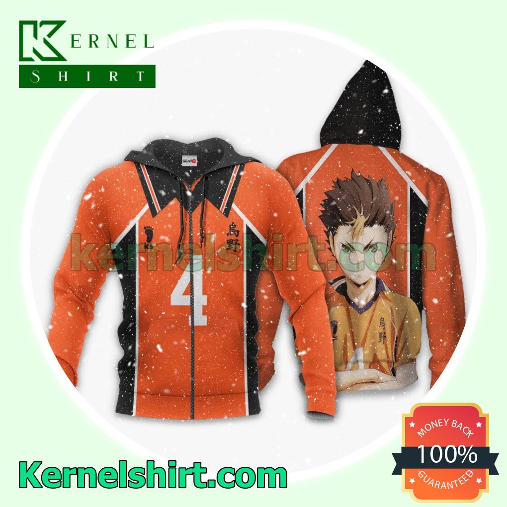 Yu Nishinoya Karasuno Haikyuu Anime Costume Fans Gift Hoodie Sweatshirt Button Down Shirts