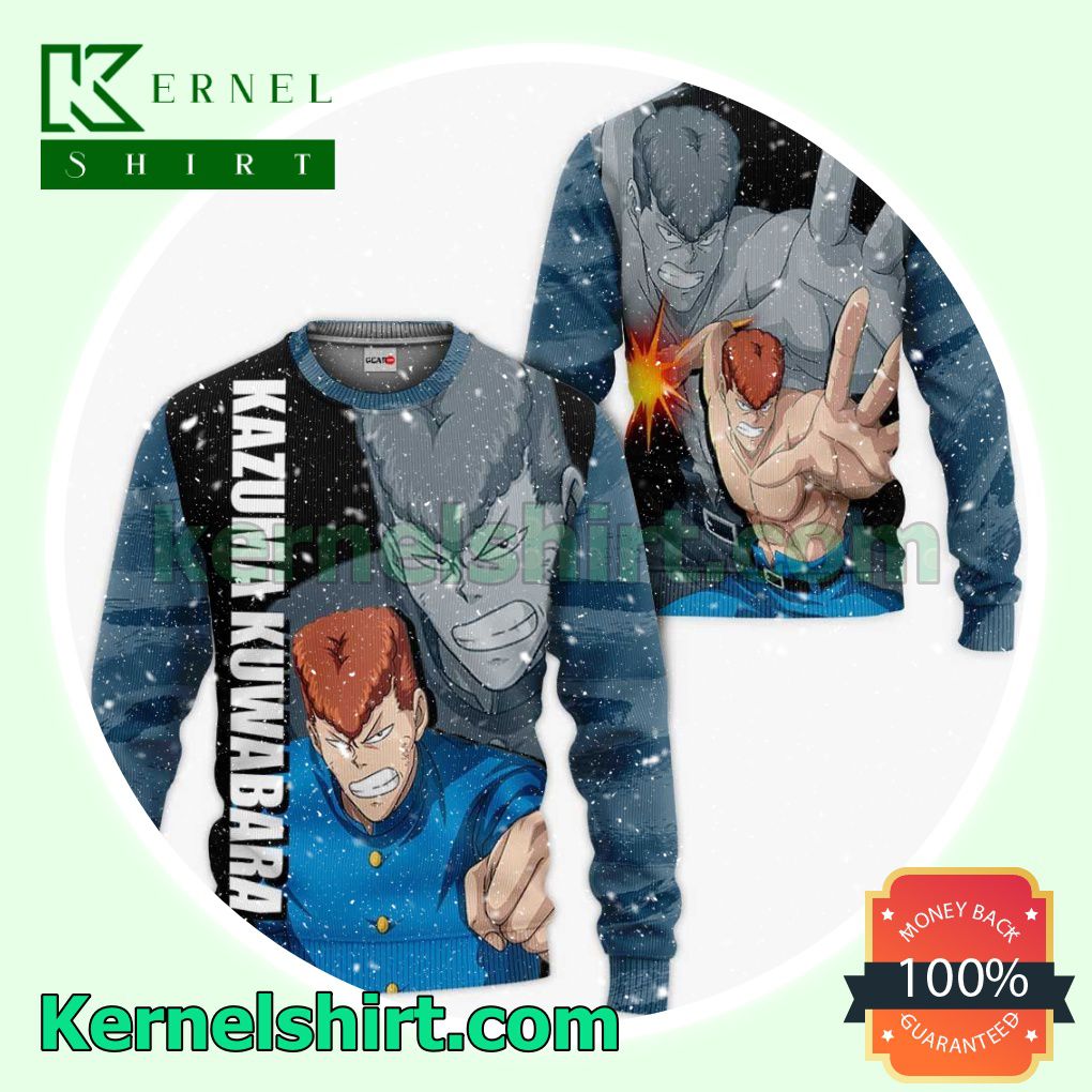 Yu Yu Hakusho Kazuma Kuwabara Anime Fans Gift Hoodie Sweatshirt Button Down Shirts a