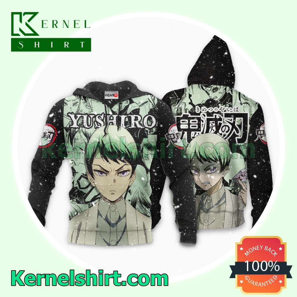 Yushiro Demon Slayer Anime Manga Fans Gift Hoodie Sweatshirt Button Down Shirts b
